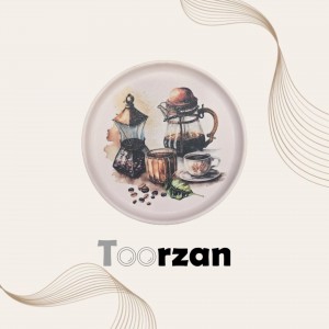 پیش دستی طرح دار | ۲۱ سانت | تورزن