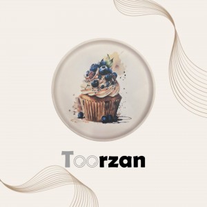 پیش دستی طرح دار | ۲۱ سانت | تورزن