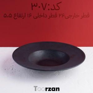 کاسه سالاد سزار و پاستا  |  قطر ۱۵ ارتفاع ۳ سانت| تورزن.