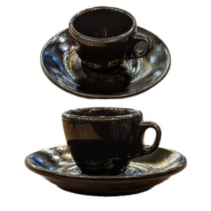 ست 12 پارچه فنجان اسپرسو |مشکی|