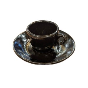 ست 12 پارچه فنجان اسپرسو |مشکی|