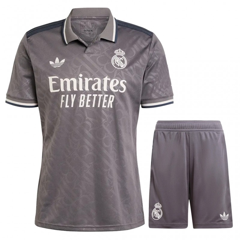 کیت پیراهن و شورت تیم رئال مادرید مدل RMTK3-2025