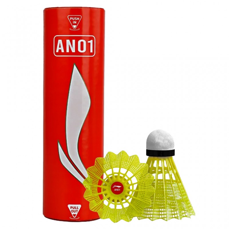 توپ بدمینتون لینینگ مدل AN01-PRO-MIDDLE بسته 6 عددی
