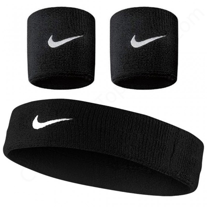 هدبند و مچ بند ورزشی طرح نایک مدل SWOOSH