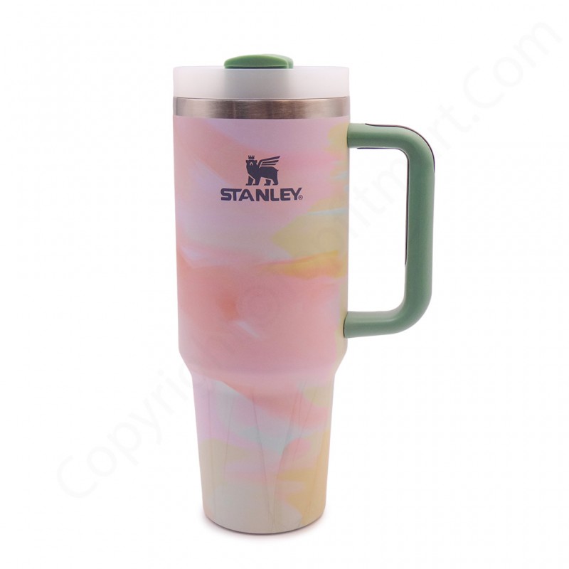 تراول ماگ طرح استنلی مدل نی دار و دسته دار Flow State حجم 1.18 لیتر