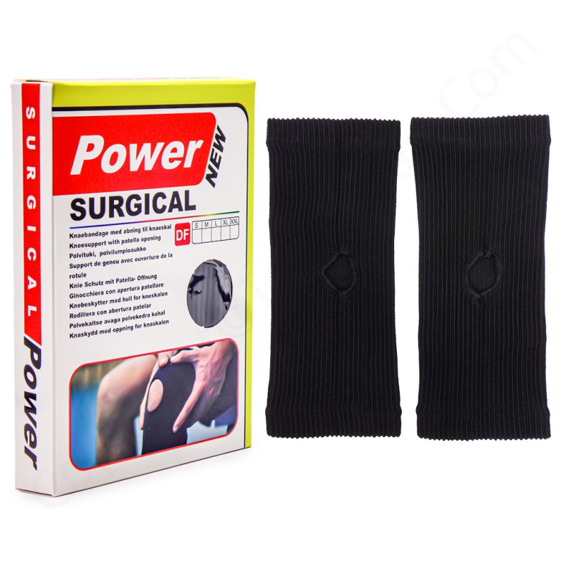 زانوبند طبی ورزشی پاور مدل کشک باز Power Surgical Knee Support بسته 2 عددی
