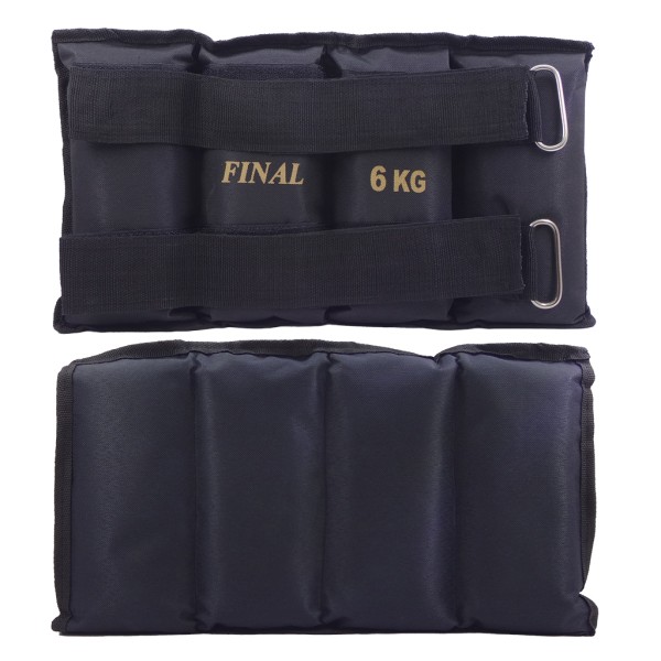وزنه مچ پا فینال 6 کیلوگرمی مدل شنی F-006