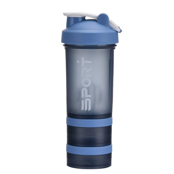 شیکر بدنسازی اسپرت مدل 3 مخزنه Sport-55 گنجایش 0.45 لیتر