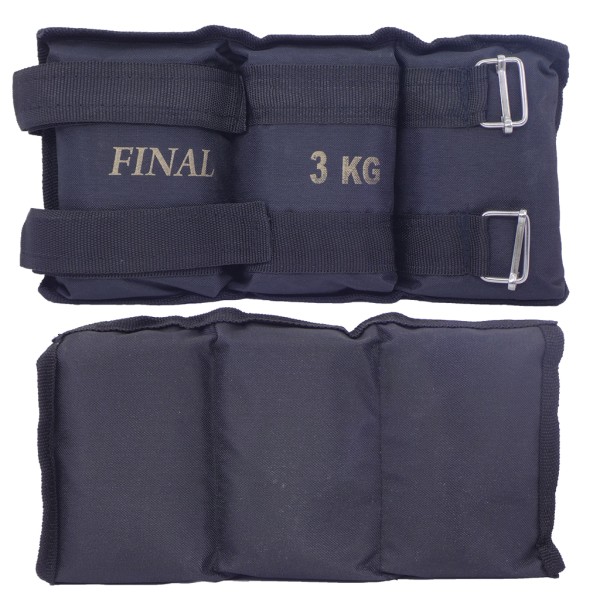 وزنه مچ پا فینال 3 کیلوگرمی مدل شنی F-003