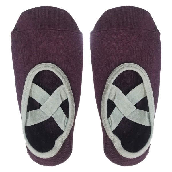 جوراب یوگا هنگجو ضد لغزش مدل جلو بسته YS-20