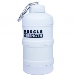 محفظه نگهداری پودر و قرص بدنسازی مدل MUSCLE STRENGTH-3