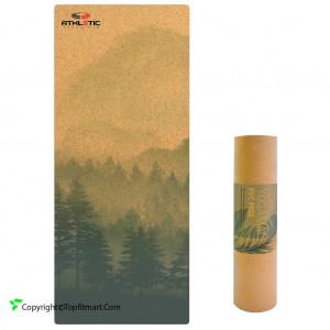 Athletic Cork Designed yoga mat 6mm