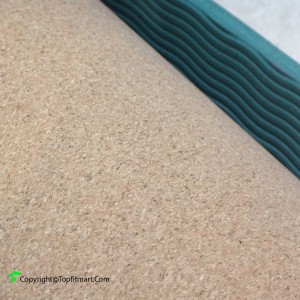 زیرانداز یوگا چوب پنبه ای اتلتیک مدل طرحدار Cork Designed Yoga Mat ضخامت 6 میلی متر