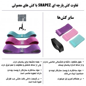 کش لوپ پارچه ای شیپز مدل SHAPEZ-32 بسته 3 عددی.jpg