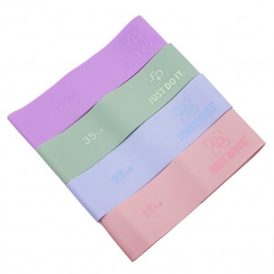 کش لوپ سیلیکونی اسپرت پلاس مدل HIP BAND-4 بسته 4 عددی