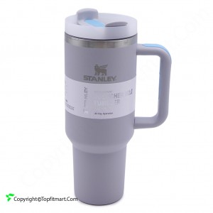 تراول ماگ طرح استنلی مدل نی دار و دسته دار Stanly quencher H2 حجم 1.1 لیتر