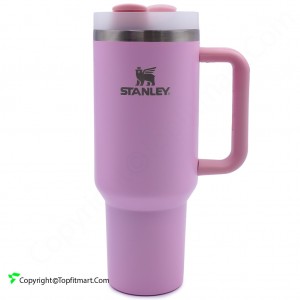 تراول ماگ طرح استنلی مدل نی دار و دسته دار Stanly quencher H2 حجم 1.1 لیتر