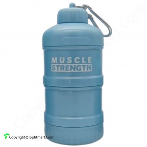 محفظه نگهداری پودر و قرص بدنسازی مدل MUSCLE STRENGTH-3