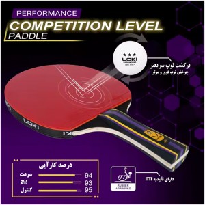 loki oem rxton 4 star ping pong bat