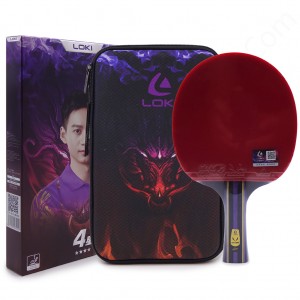 راکت پینگ پنگ لوکی مدل رکستون 4 ستاره RXTON4 به همراه کاور