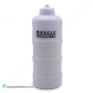 محفظه نگهداری پودر و قرص بدنسازی مدل MUSCLE STRENGTH-4