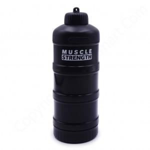 محفظه نگهداری پودر و قرص بدنسازی مدل MUSCLE STRENGTH-4