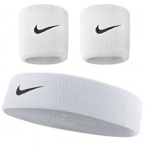 هدبند و مچ بند ورزشی طرح نایک مدل SWOOSH