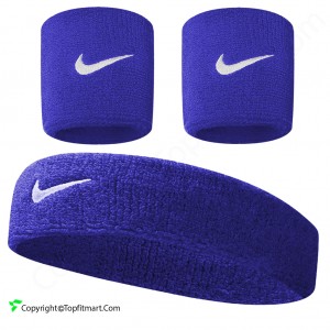 هدبند و مچ بند ورزشی طرح نایک مدل SWOOSH