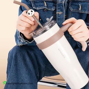 تراول ماگ دیلر مدل نی دار و دسته دار Diller Panda Coffee Mug حجم 1.1 لیتر