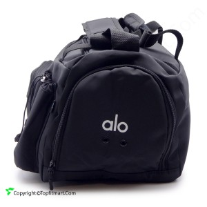 alo gym bag with shoes and bottle compartment,