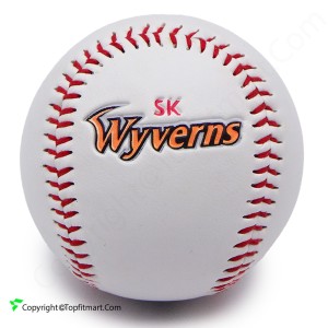 توپ بیسبال وایورنز مدل چرمی سفت Hard SK Wyverns -7