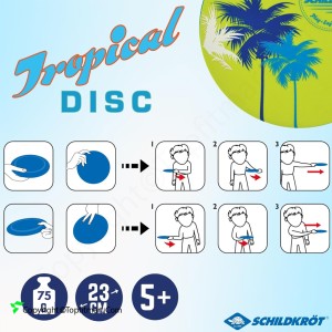 فریزبی  شیلدکروت مدل  TROPICAL DISK-75