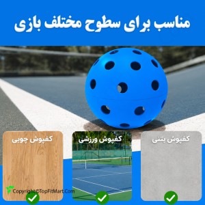 قیمت و خرید اینترنتی توپ پیکل بال یینهه مدل YPB-75