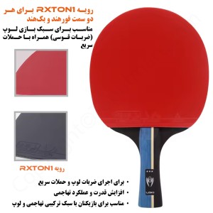 مشخصات و خرید اینترنتی راکت پینگ پنگ  لوکی مدل 3 ستاره Kirin 3 New به همراه کاور