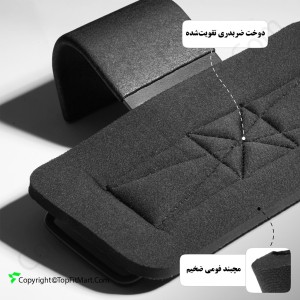 بند لیفت بدنسازی قلابدار دیموس مدل Weightlifting Hooks-60 بسته 2 عددی