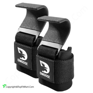 بند لیفت بدنسازی قلابدار دیموس مدل Weightlifting Hooks-60 بسته 2 عددی
