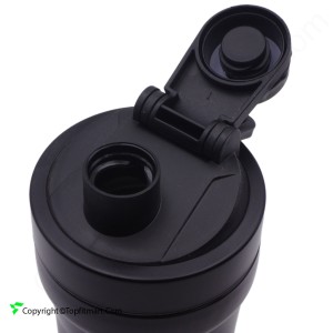 شیکر بدنسازی فلزی اسپرت پلاس مدل آبرنگی  SPL1-600 حجم 0.6 لیتر