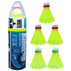 توپ بدمینتون فاکس مدل چراغدار کد C105 بسته 5 عددی