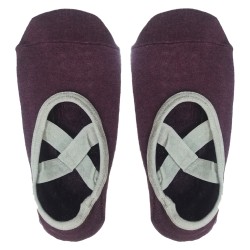 جوراب یوگا هنگجو ضد لغزش مدل جلو بسته YS-20