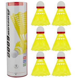 توپ بدمینتون ویش مدل AIRFLOW RED CAP-6000 بسته 6 عددی