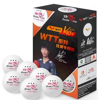 توپ پینگ پنگ دابل فیش مدل 3 ستاره +40 شاخدار DoubleFish-510280