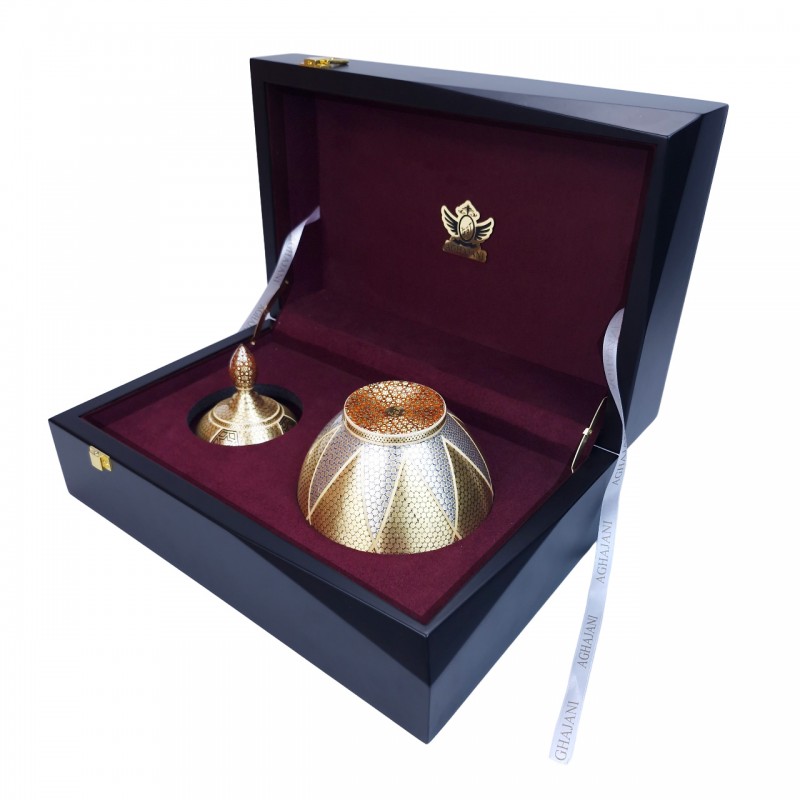 قندان سیبی 25 خاتم VIP آقا جانی کد PI5507