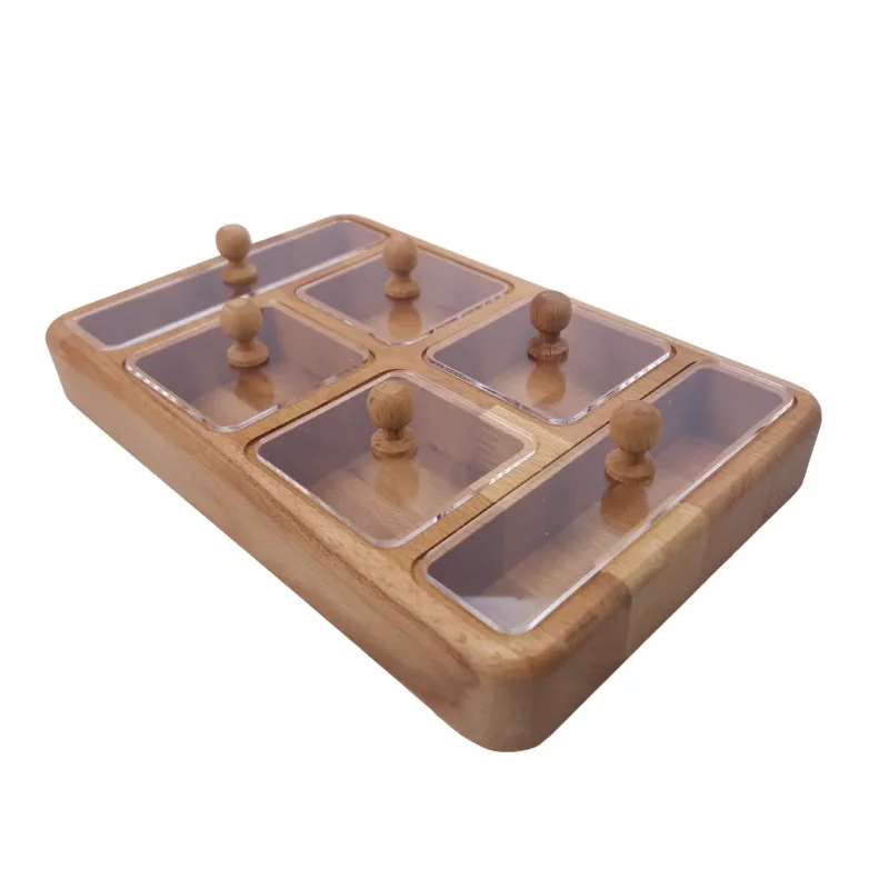 جعبه پذیرایی 6 خانه درب پلکسی رامیلا کد WD5791