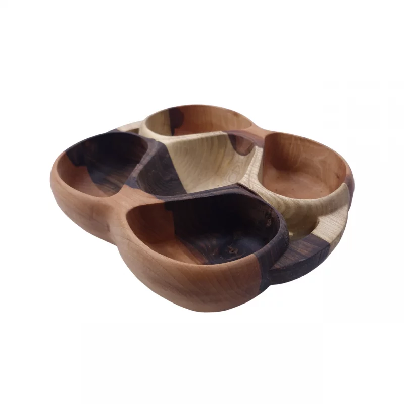 اردو خوری 5 خانه دسته دار گردو کد WD5819