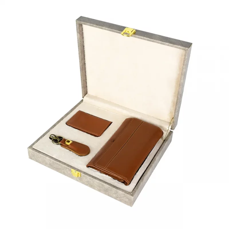 ست چرم قهوه ای سوفیا کد PL5509