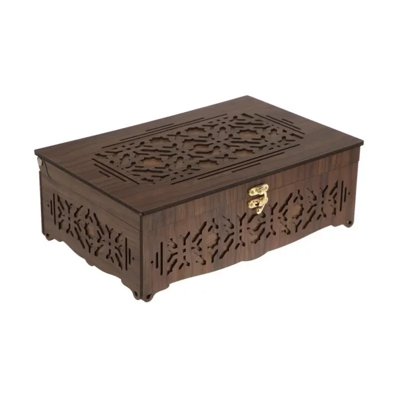جعبه پذیرایی چوبی سری نگین کد  BF005G