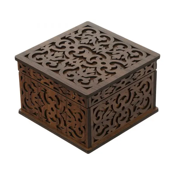 جعبه پذیرایی چوبی سری نگین کد  BF008G