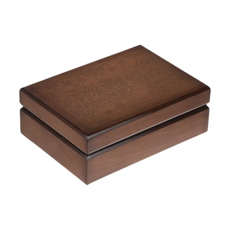 جعبه پذیرایی چوبی سری تشریفات مدل رویا کد BT026