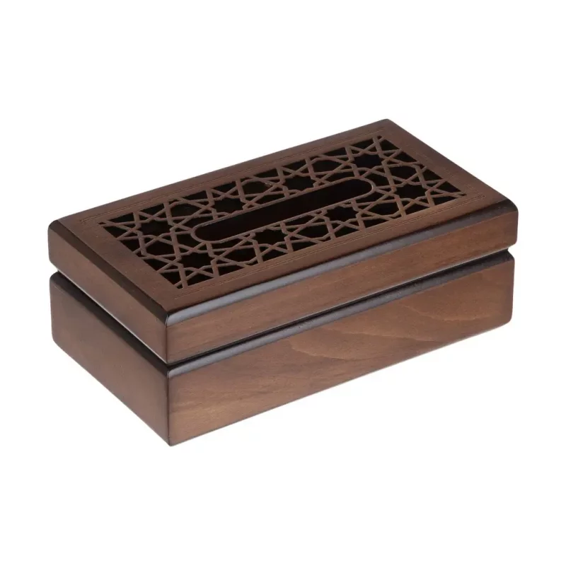 جعبه دستمال کاغذی چوبی کد BT020