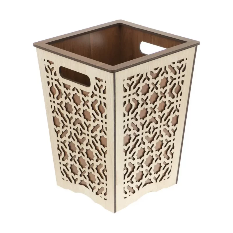 سطل زباله چوبی کد BF013GK
